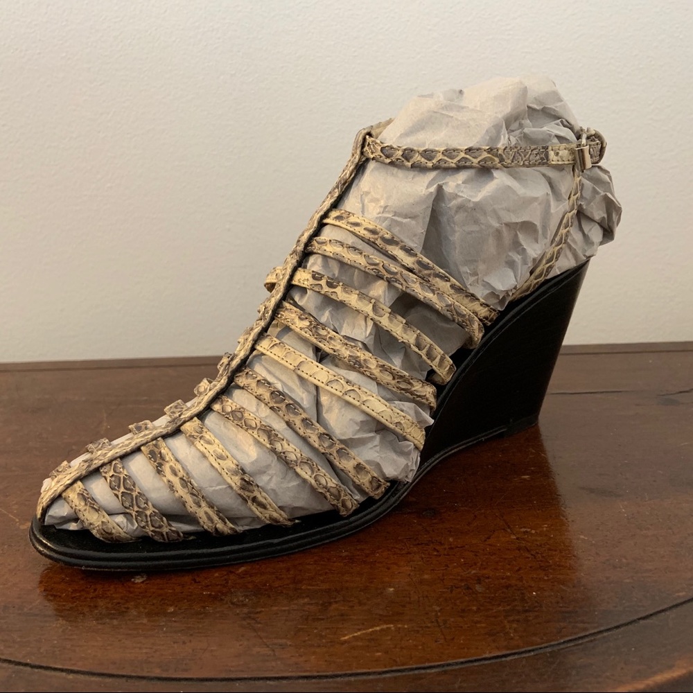 Opening Ceremony Burning Man Snakeskin Wedges